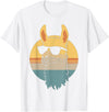 Alpaca Funny Llama Lover Funny Llama Sunglasses T-Shirt - White