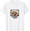 National Parks Nature Lovers Camping Apparel Katmai National Park Bear T-Shirt - White