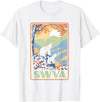 Giant Step Design Co. SWVA Southwest Virginia Black Bears Vintage Parks Poster T-Shirt - White