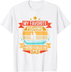 My favorite fishing partner calls me dad T-Shirt - White