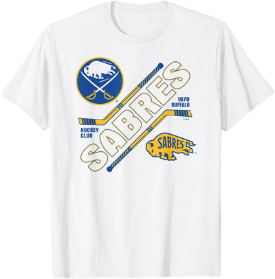 Cow Buffalo Sabres Force White Officially T-Shirt