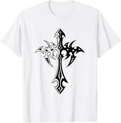 Alt Emo Grunge Alternative Goth Aesthetic Graphic Gothic Cross Mall Goth Punk Grunge Aesthetic T-Shirt