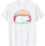 Guinea Pig Graphic Art Designs Guinea Pig Lover Animal Retro Vintage 80s Style T-Shirt - White