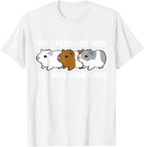 Funny Guinea Pig Lover Gifts Yes I Really Do Need All These Guinea Pigs T-Shirt - White