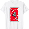 UNO Halloween Red 4" Card T-Shirt - White