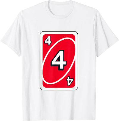 UNO Halloween Red 4" Card T-Shirt
