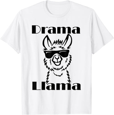 Funny No Drama Llama Sassy Princess Girls Gift Cute Llama Drama Queen Ladies Mom Diva Attitude Llamas Gift T-Shirt