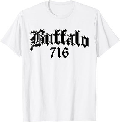 Cow Buffalo Ny by Kruzelly Buffalo 716 T-Shirt