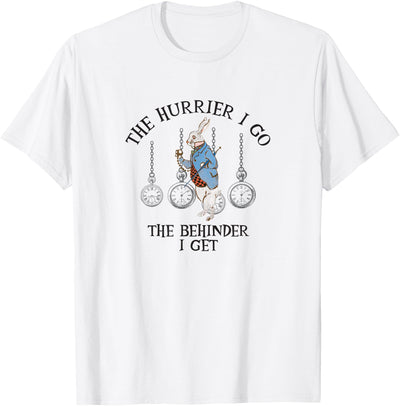 White Rabbit with Pocket Watches Vintage T-Shirt