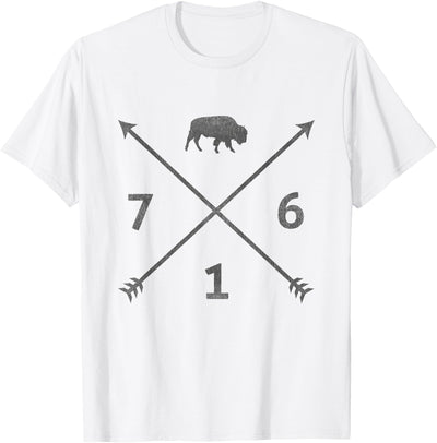 Cow Buffalo New York Bflo Wny Area Code 716 Buffalo T-Shirt