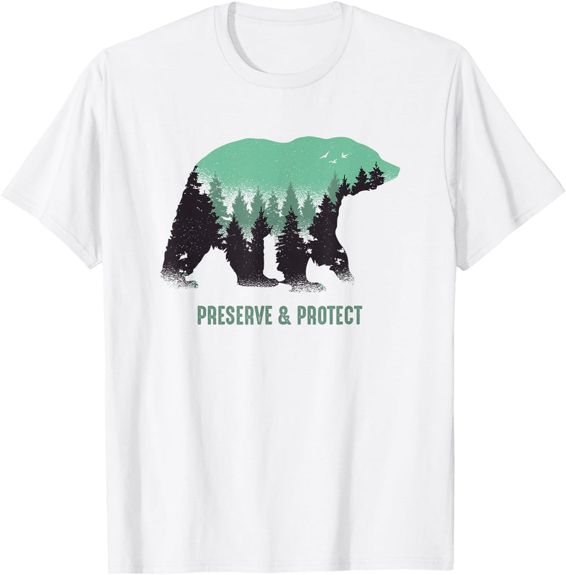 Preserve & Protect National Park Bear Preserve & Protect Vintage National Park Bear T-Shirt - White