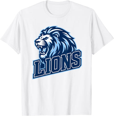 Lions Mascot Back to School Team Spirit T-Shirt