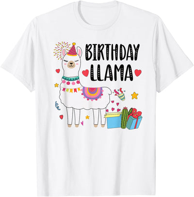 Matching Llama Birthday Party Supplies Birthday Llama Girl Birthday Party Llama Birthday Outfit T-Shirt