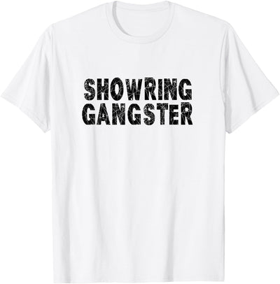 Show Pig Show Steer Gangster T-Shirt