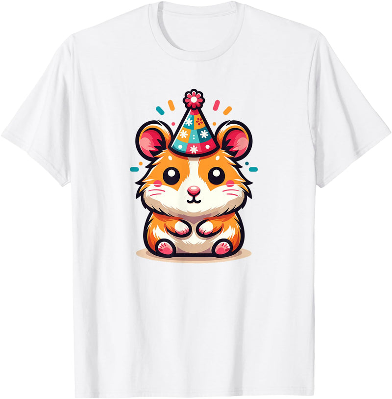 Birthday Hamster for Children Birthday Hamster T-Shirt - White