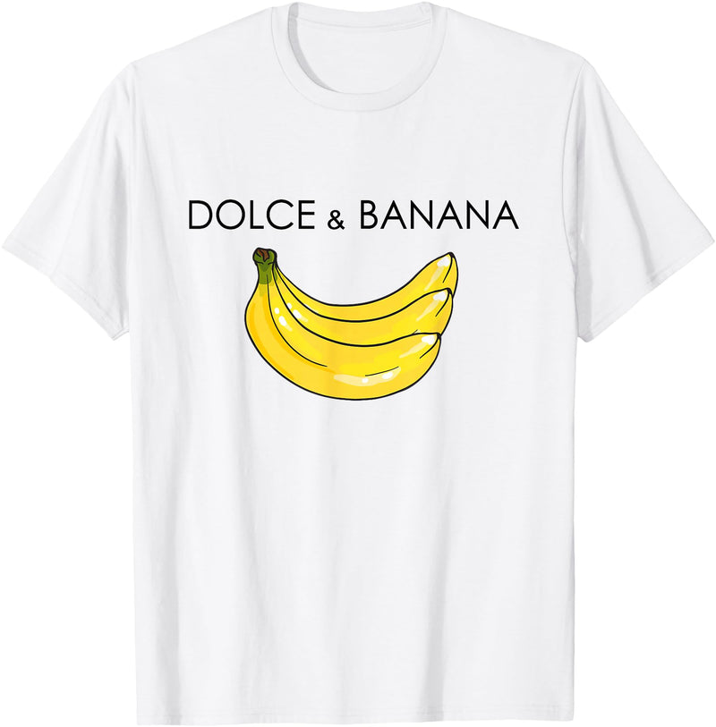 Banana Design costume for Fashion Lover Funny Banana Graphic Humor Sarcasm Fashion Trend T-Shirt - White