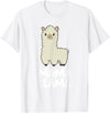 Llama Mama And Llama Papa Gifts Women Llama Mom Mama Llama T-Shirt - White