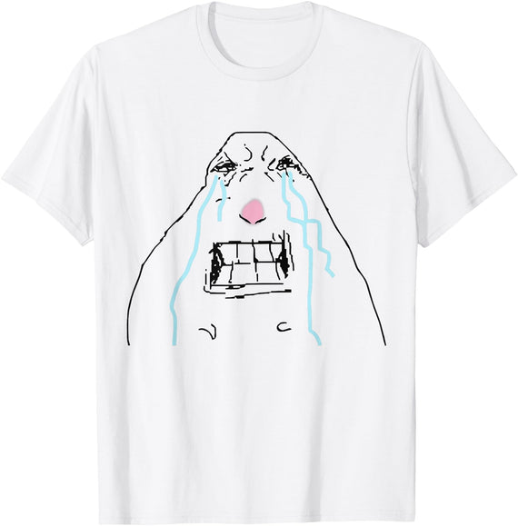 Crying Hamster Meme T-Shirt - As Pictured