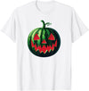 Almost Halloween Summerween Spooky Summer Watermelon Jack-O-Lantern Halfway to Halloween T-Shirt - White