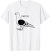 Funny Pigeon Apparel Tee Co. Stay Coo Pigeon Cool Bird Lovers Funny Bird Meme Saying T-Shirt - White