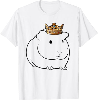 Guinea Pig Wearing Crown T-Shirt