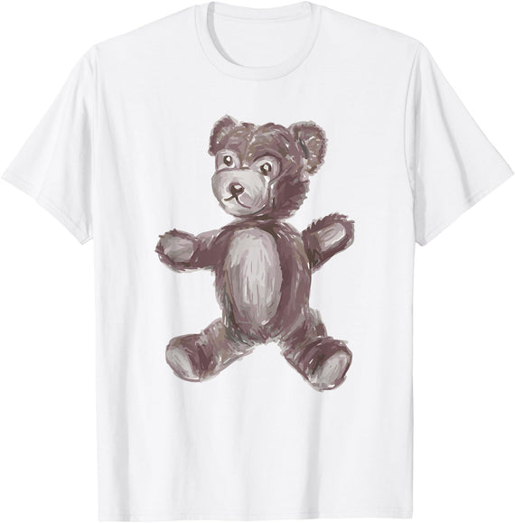 Teddy Teddy Teddy Bears cute scruffy vintage stuffed teddy casual bear T-Shirt - White