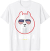 Cool Llama - Zoo - Wildlife Stuff Llamerica Llama T-Shirt - White