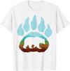 Big Bear Grizzly Paw Gift Design Big Texas Bear Claw Gift Design Idea For Bear Fans T-Shirt - White