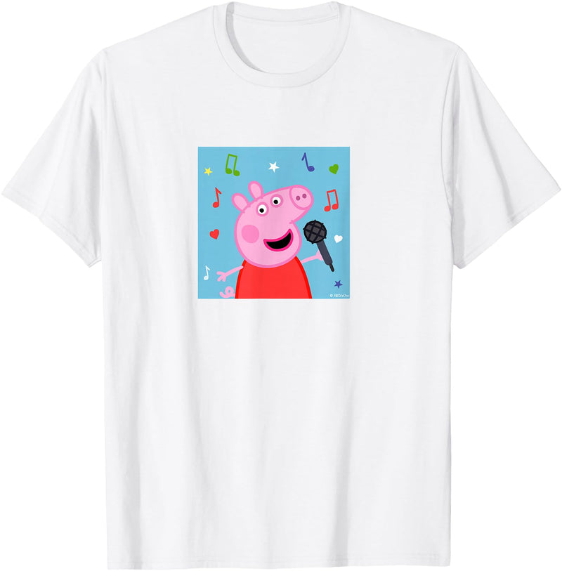Peppa Pig - Music Album T-Shirt - White