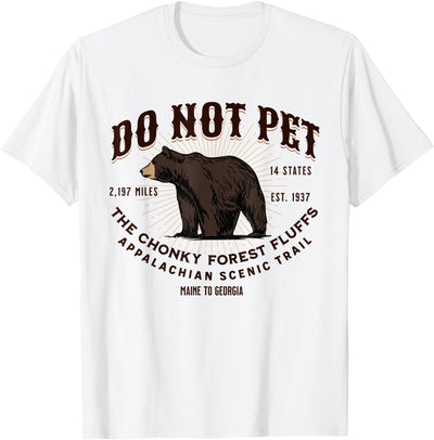 Appalachian Trail Scenic Hiking Black Bear Funny Souvenir T-Shirt