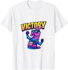 PixelLlama Victory Gaming Victory Llama T-Shirt - White