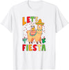 Funny Sloth And Llama Let's Fiesta Cinco De Mayo Sloth And Llama Let's Fiesta Cinco De Mayo Mexican Party T-Shirt - White