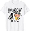 Holy Cow I'm 4 Birthday Boy Tee Gifts Cute 4th Cow Farm Animals Bday Holy Cow I'm 4 Birthday Boy T-Shirt - White