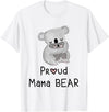 Koalaslifestyle Cute Koala Mama Bear and Baby, Mothers Day Gifts T-Shirt - White