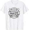 Flying Pig T Shirts Good Eye Baseball T-Shirt Humor Batter Team Sport Kids Bat T-Shirt - White
