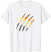 Gay Bear Pride T-Shirts LGBT Gay Bear Pride Shirt For Men - Bear Paw Scratch Cub T-Shirt - White