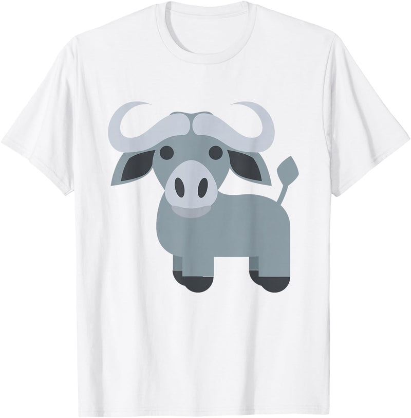 Funny Easy Lazy Last Minute Costumes Water Buffalo Costume T-Shirt - White
