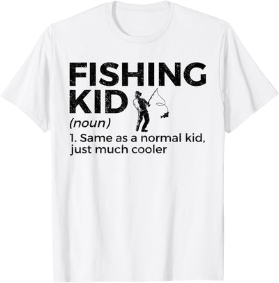 Funny Fishing Kid Definition T-Shirt