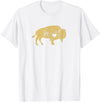 I Love Wild Buffaloes Gift Company I Love Buffaloes Golden Buffalo Bison Lover Gift Ideas T-Shirt - White