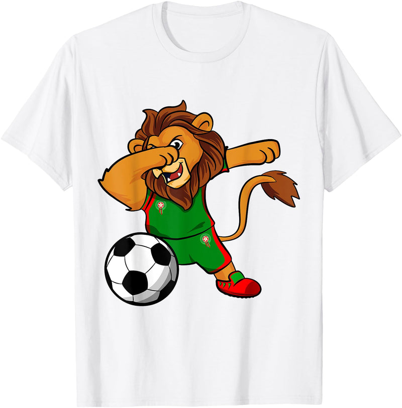Lovers Maroc Berber culture Morocco Royal Lion for moroccan football lovers T-Shirt - White