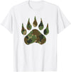Camo Lover Camo Bear Claw Camouflage for Men Women T-Shirt - White