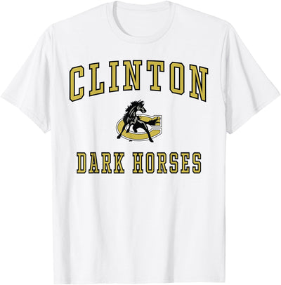 Official High School Fan Gear Clinton High School Dark Horses T-Shirt