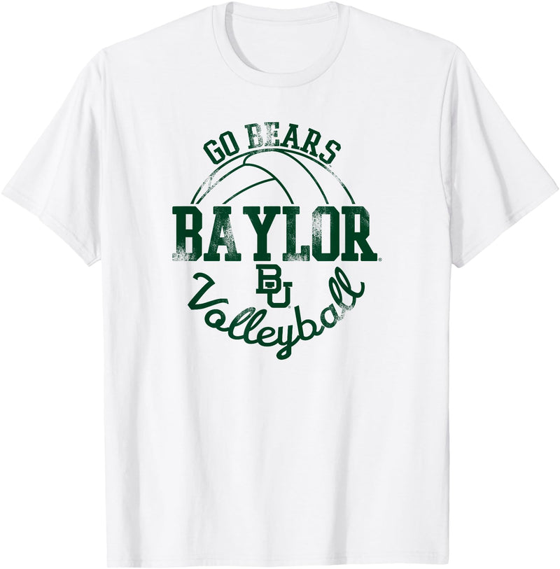 Elite Authentics Baylor Bears Volleyball Vintage Officially Licensed T-Shirt - White