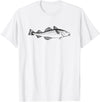 Fishing Cod Fish Cod Fish Graphic Fisherman T-Shirt - White