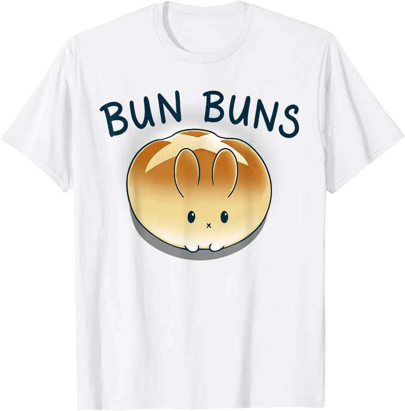 Bun Buns Bunny Rabbit T-Shirt in White
