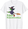 Salem Massachusetts Witch Halloween Gifts Funny Witch of Salem Massachusetts Halloween T-Shirt - White