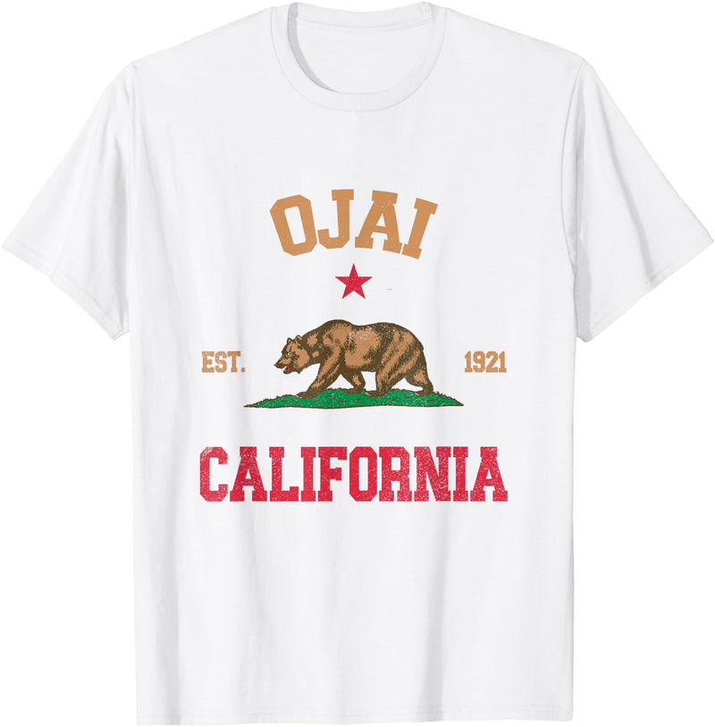 Ojai California CA Designs Ojai California T-Shirt - White