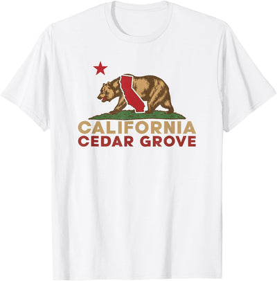 California Cedar Grove State Bear T-Shirt