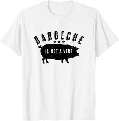 Barbecue Is Not a Verb Pig Icon T-Shirt