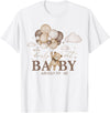 Cute Bearly Wait Baby Shower Bear Matching Family Abuelo We Can Bearly Wait Baby Shower Bear Family Matching T-Shirt - White